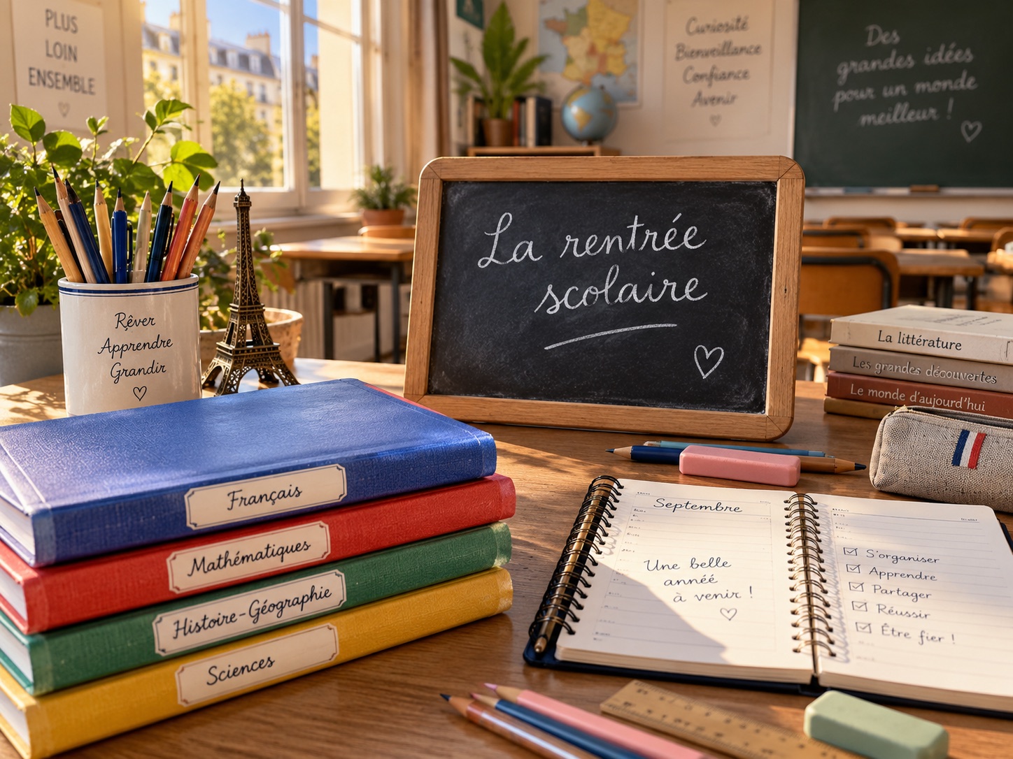 La rentrée scolaire en France et le retour en classe en septembre