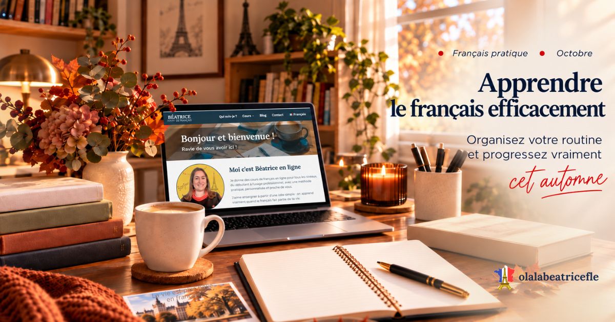Apprendre le français efficacement cet automne avec une routine adaptée