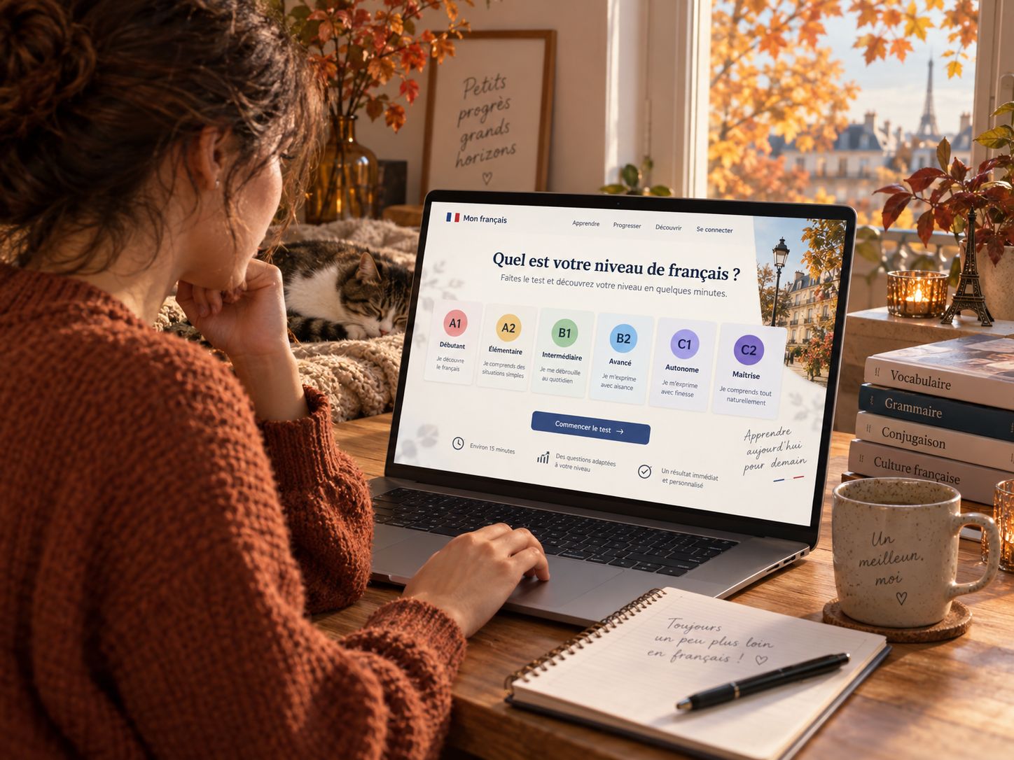 Test de nivel de francés online para conocer tu nivel actual